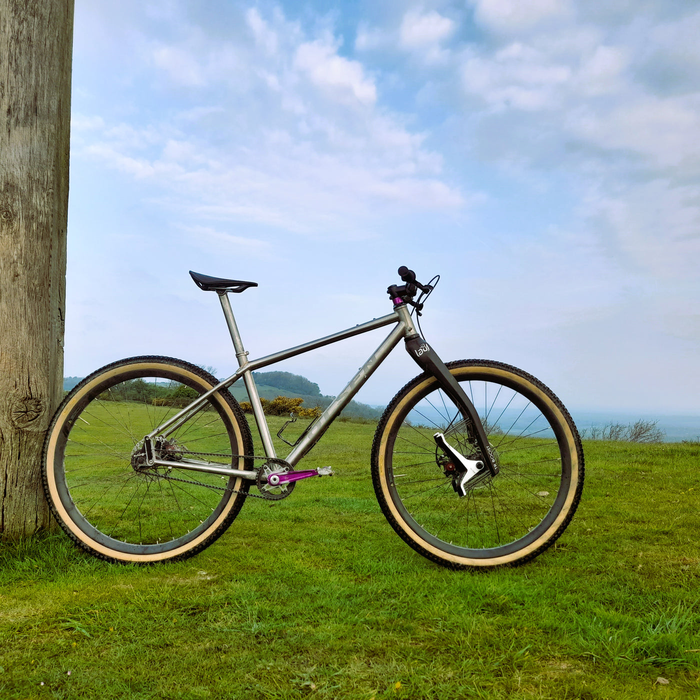 Lamb Titanium Cross Country Gravel Bike