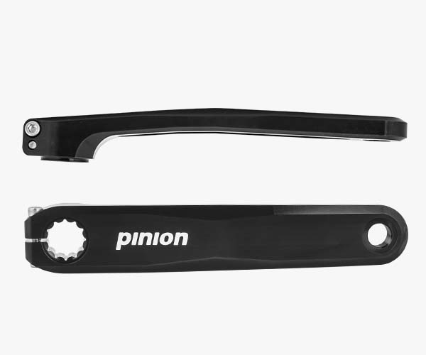 PINION SPARE CNC Crank Set - length 160mm black